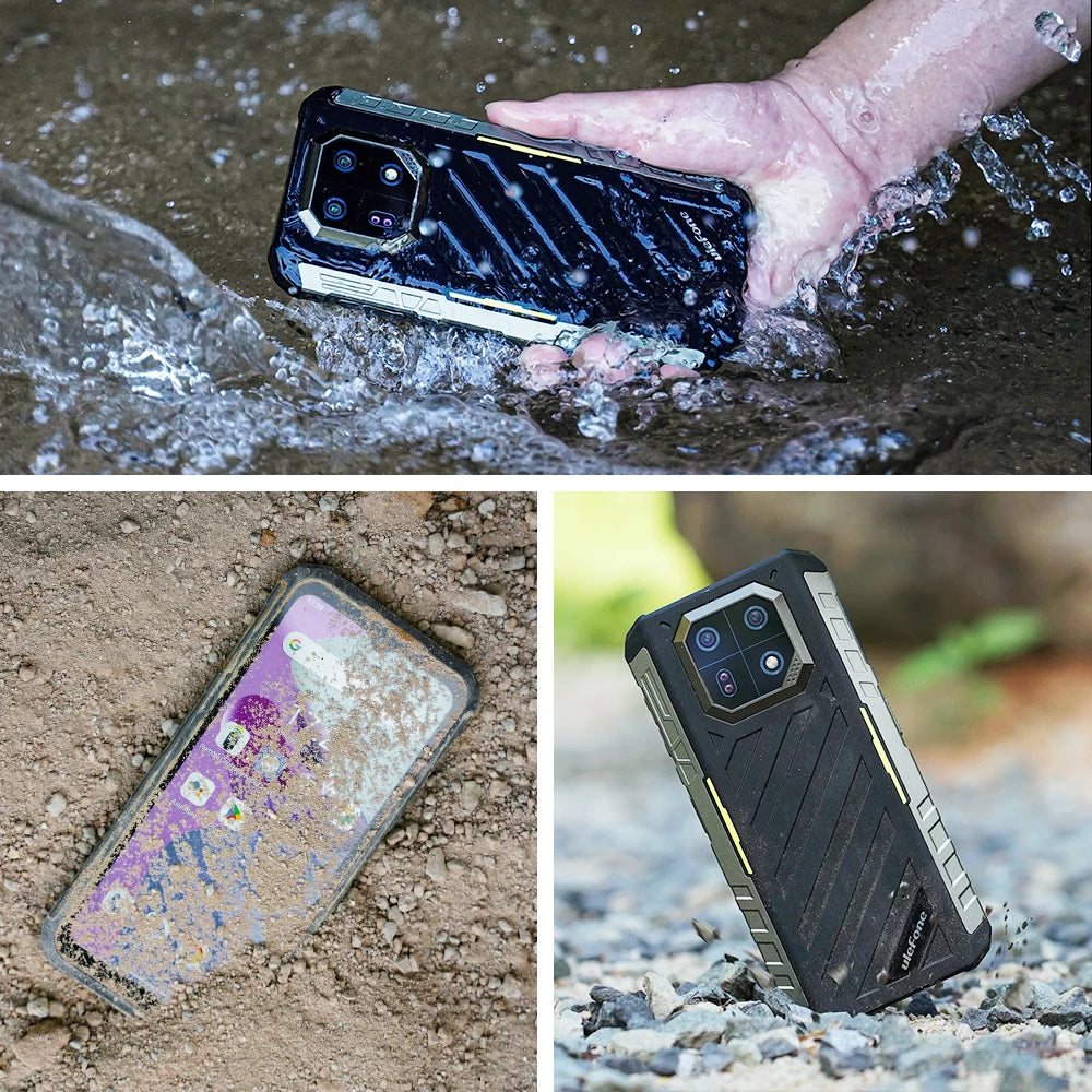 Ulefone Armor 22 Rugged Phone ,16GB (8GB+8GB) RAM ,128GB/256GB ROM , Android 13 Smartphone,NFC 64MP 4G Phone