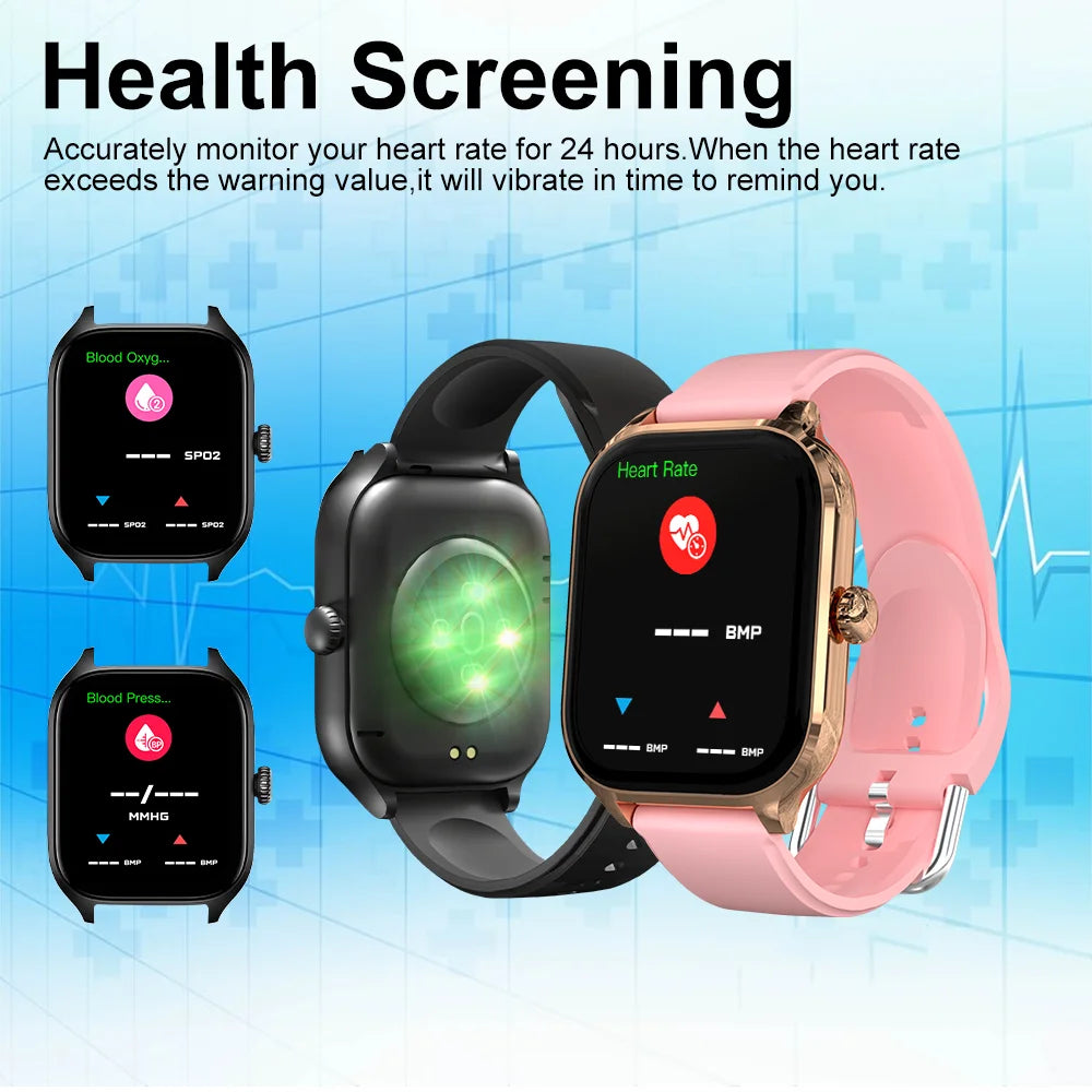 LAXASFIT H9 Smart Watch Dialing Answering Calls Exercise Tracking Heart Rate Sleep Monitor Bluetooth Smartwatch Man Woman Gift