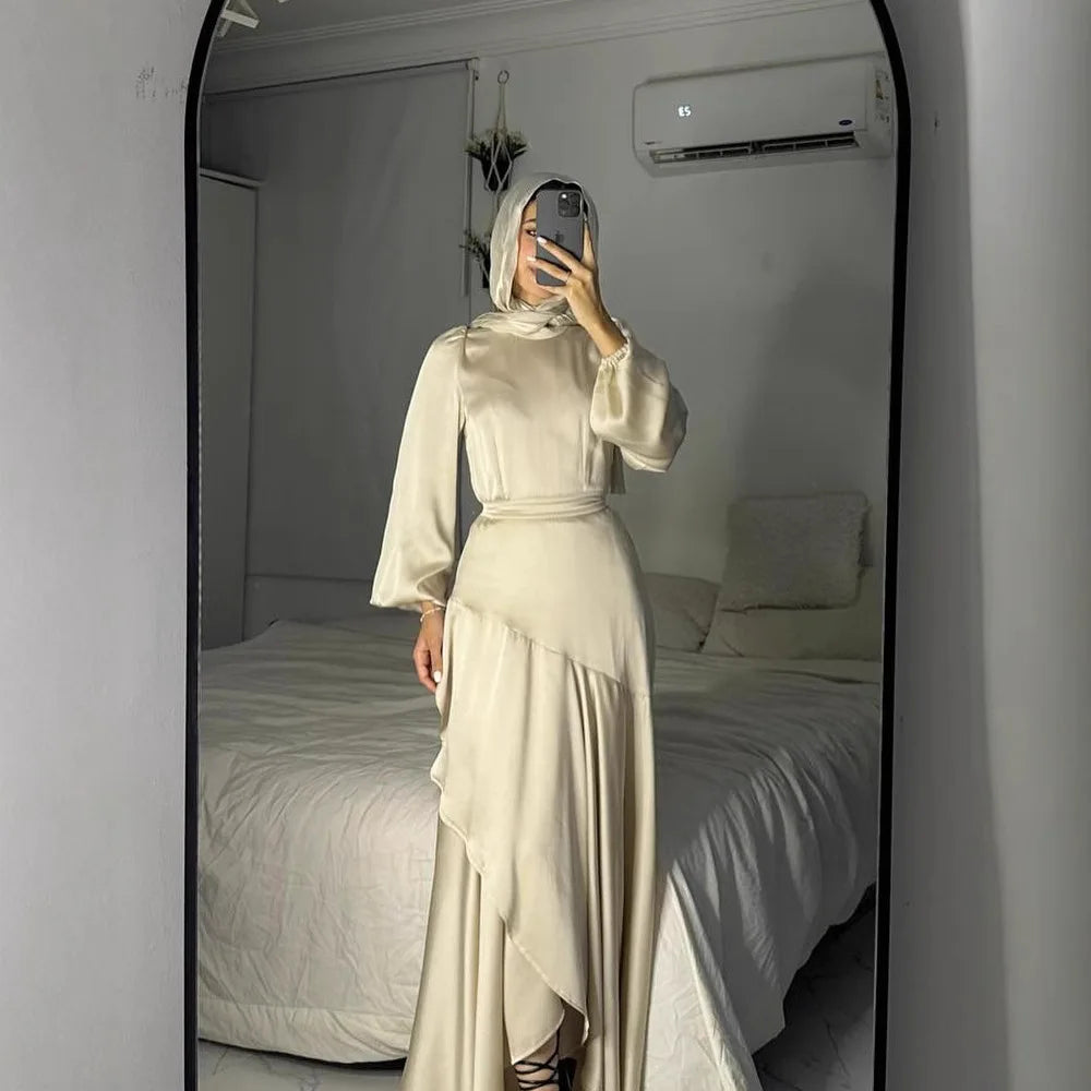 Muslim Maxi Dresses for Women Party Abaya Jalabiya Eid Ramadan Vestidos Morocco Dubai Abayas Kaftan Islam Arab Long Robe 2025