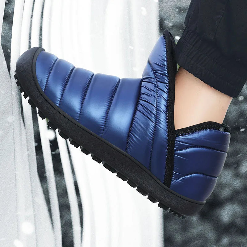 Winter Women Waterproof Snow Boots Lightweight Women Ankle Boots Sneakers Outdoor Sandproof Couple Warm Cotton Boot Botas Mujer