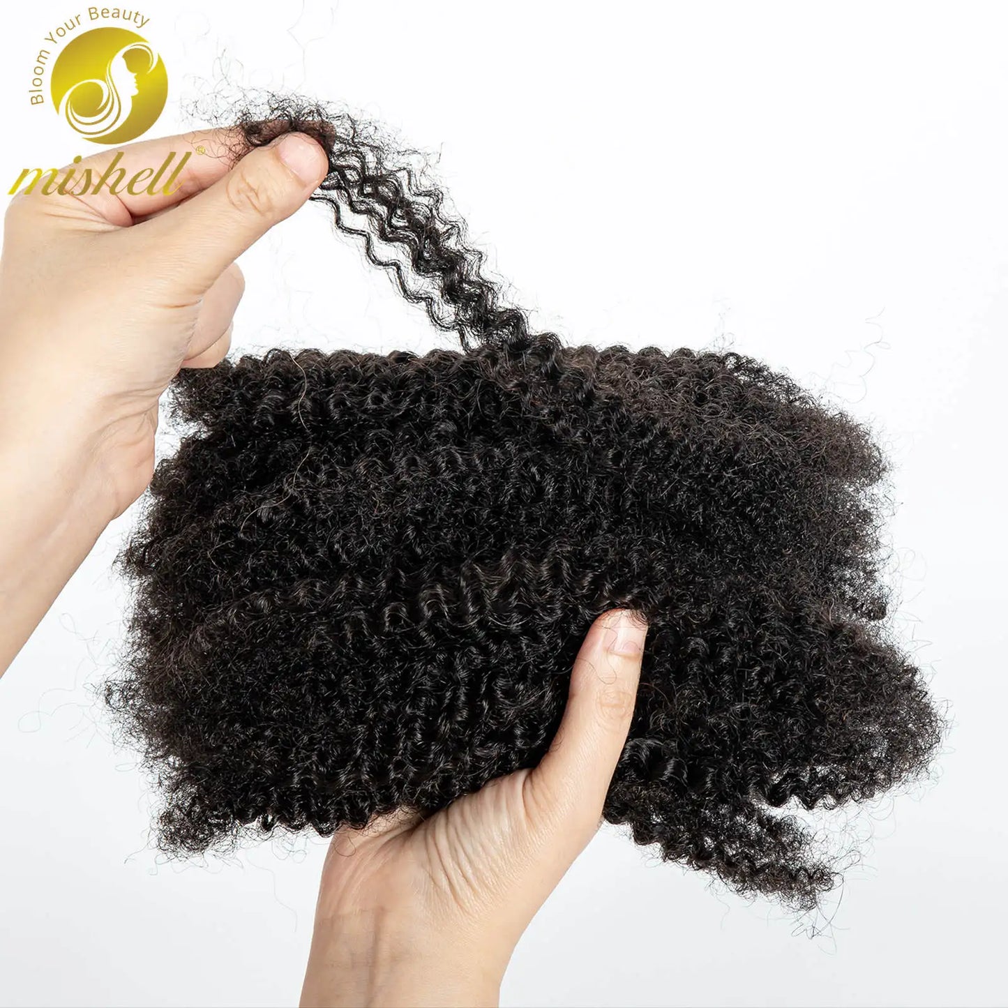 50g/Pack Afro Kinky Curly Human Hair Bulk For Braiding Dreadlock Remy Bulk Hair No Attachment Peruvian Natural Color Braids Hair