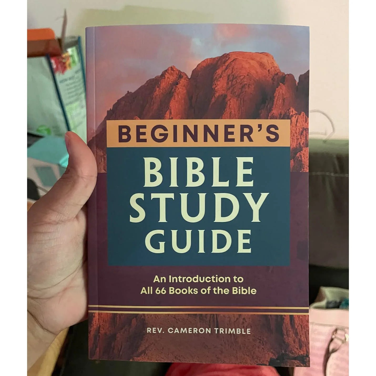 The Beginner's Bible Study Guide: Easy-to-Follow Guide for New Bible Students, Paperback, Spiritual Growth, Thematic Imagery, Ed
