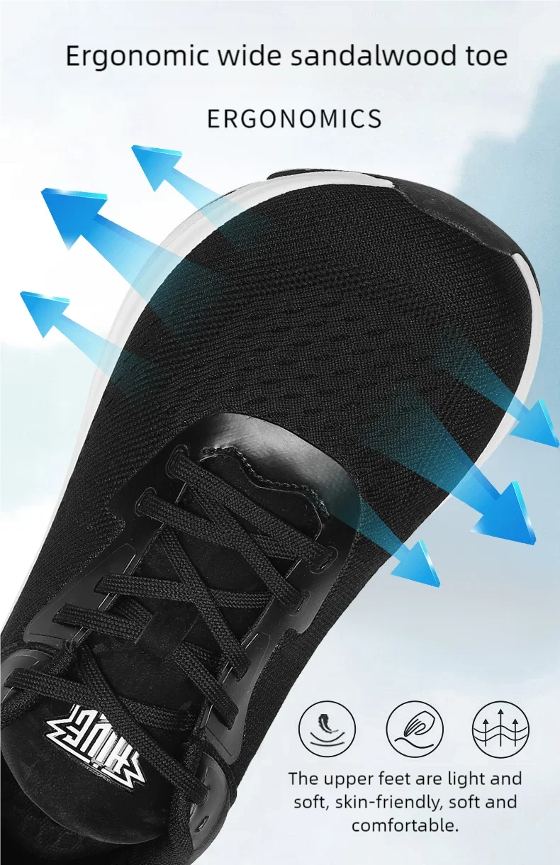 Men's new sports shoes fashion comfortable four season outdoor thick sole wear-resistant height increasing leisure sports shoes