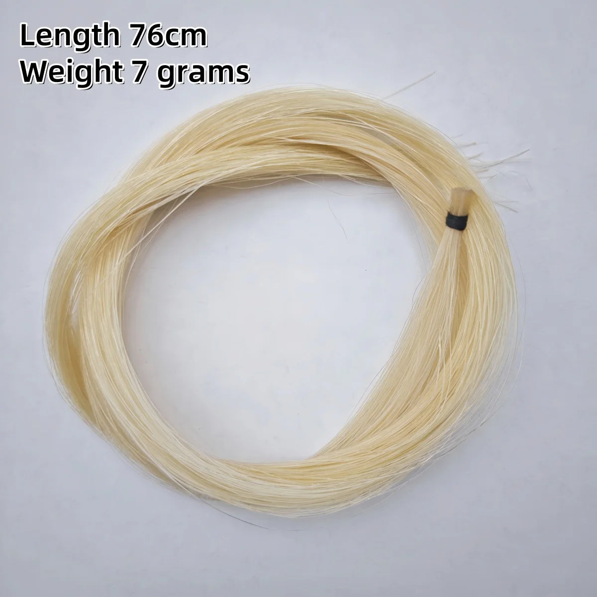 One bunch good horse hair 7 grams Mongolian ponytail black white brown yellow Green red blue violin bow horse tail hair