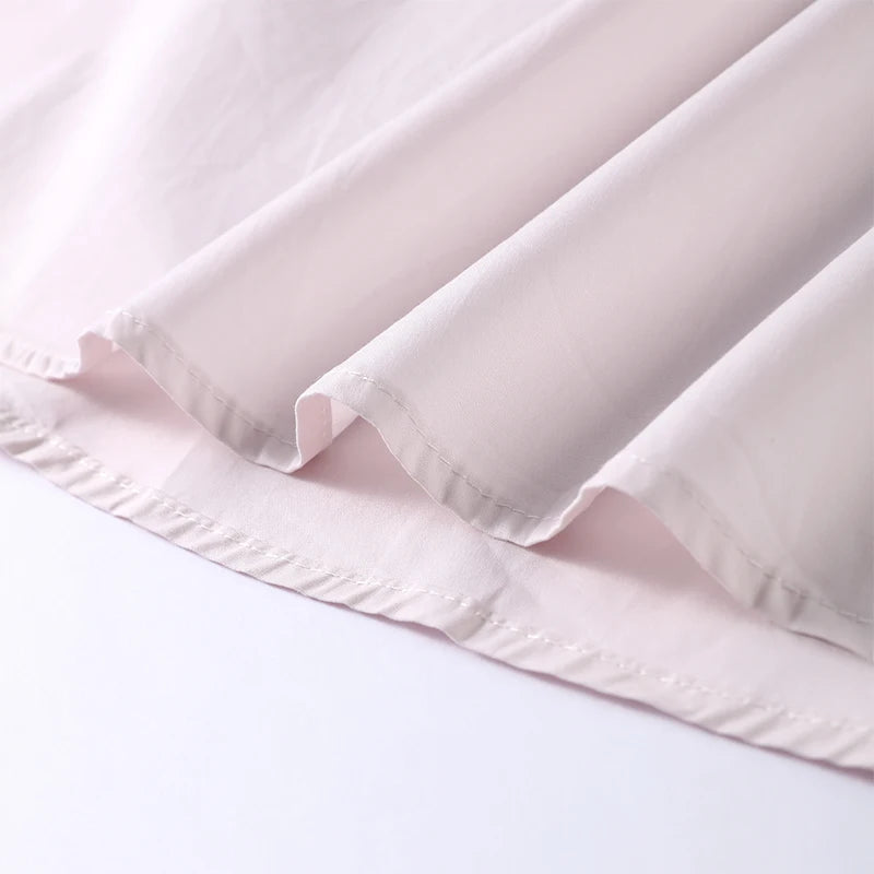Elegant Single Breasted Khaki Long Dress Women Lapel Short Sleeve Pleat Slim Waist A-line Dresses 2025 Summer Autumn Lady Robes