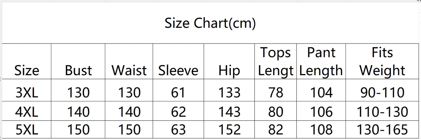 3XL-5XL 165KG Extra Large Size Pajamas Men Print Satin Long Sleeve Trouses Suit Spring Summer Fatty Fattening Loose Home Clothes