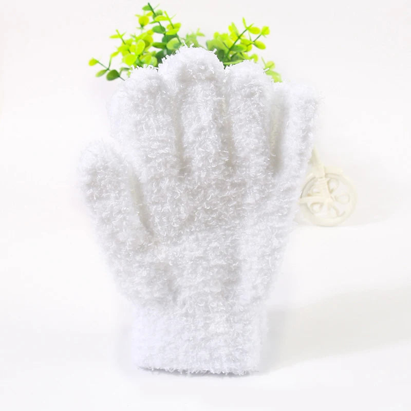 Women Thicken Coral Fleece Winter Gloves Autumn Warm Thick Touch Screen  Full Finger Guantes Female Outdoor Snow Skiing Mittens