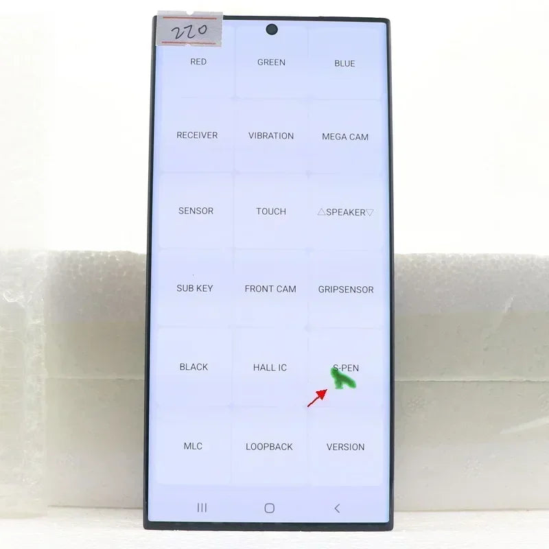 6.8'' Display For Samsung Galaxy S23 Ultra S918 SM-S918B S918U S918B/DS SUPER AMOLED LCD Touch Screen Digitizer with defects