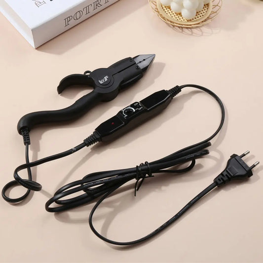 Loof Keratin Fusion Hair Extension Iron Tools Adjustable Temperature Profession Hair Styler Heat Connector ferramentas de cabelo
