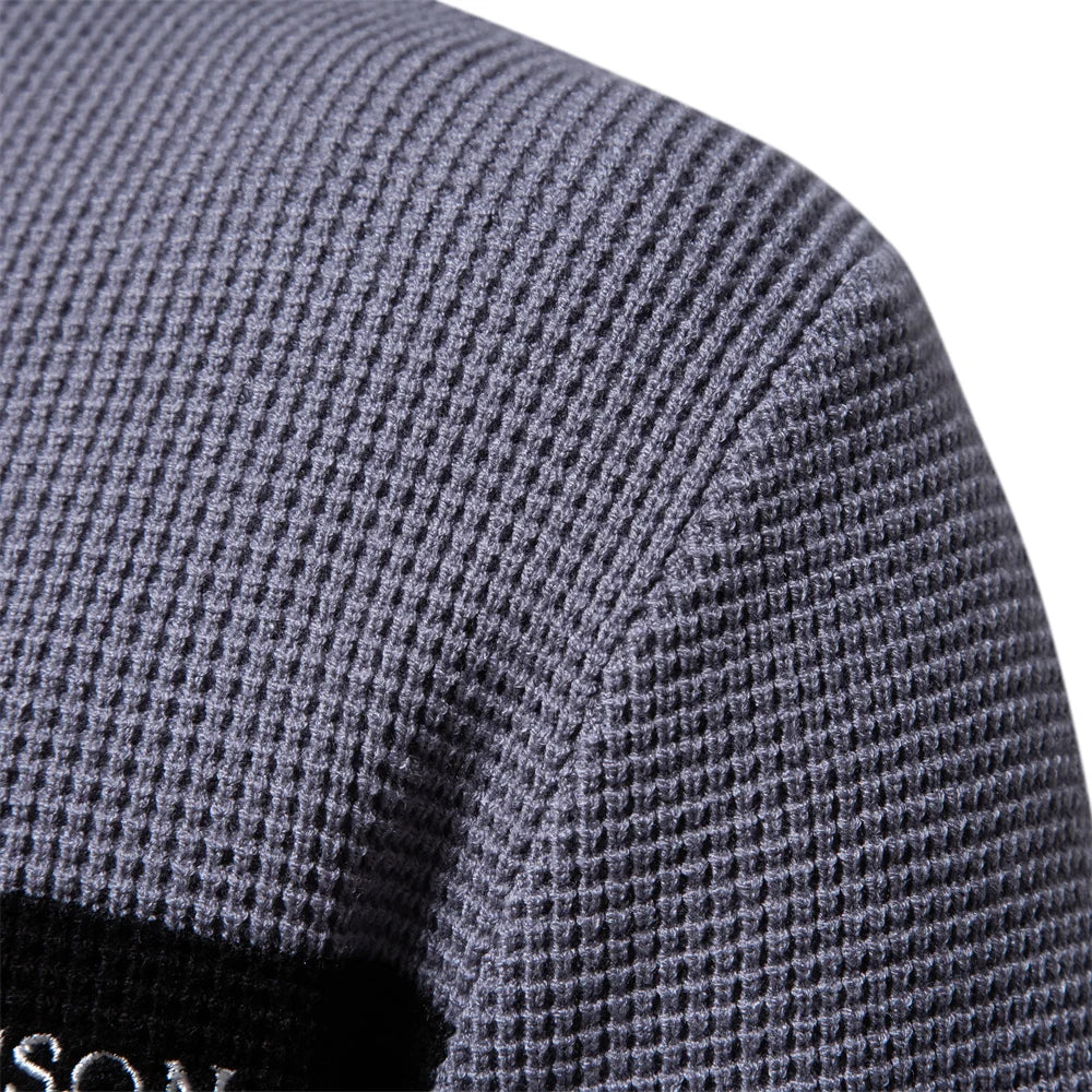 AIOPESON Fashion Patchwork Youth Sweater for Men Autumn Casual Pullover Quality Knitted Men's Sweater