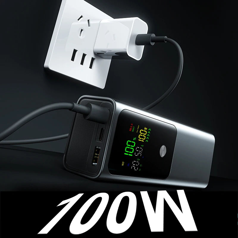 PD100W DIY Battery Charger Case Fast Charging for 4PCS 21700 Polymer 20000mA Battery Power Bank Box for Macbook Need Welding