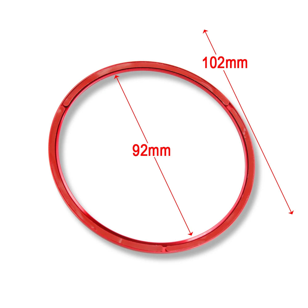 For Audi A1 A3 A4 A5 A6 A7A8 Q3 Q5 Q7 SQ5 S1 S3 S4 S5 S6 S7 S8 RS3 RS5 RS6 Car Steering Wheel Decoration Ring Trim Cover Sticker
