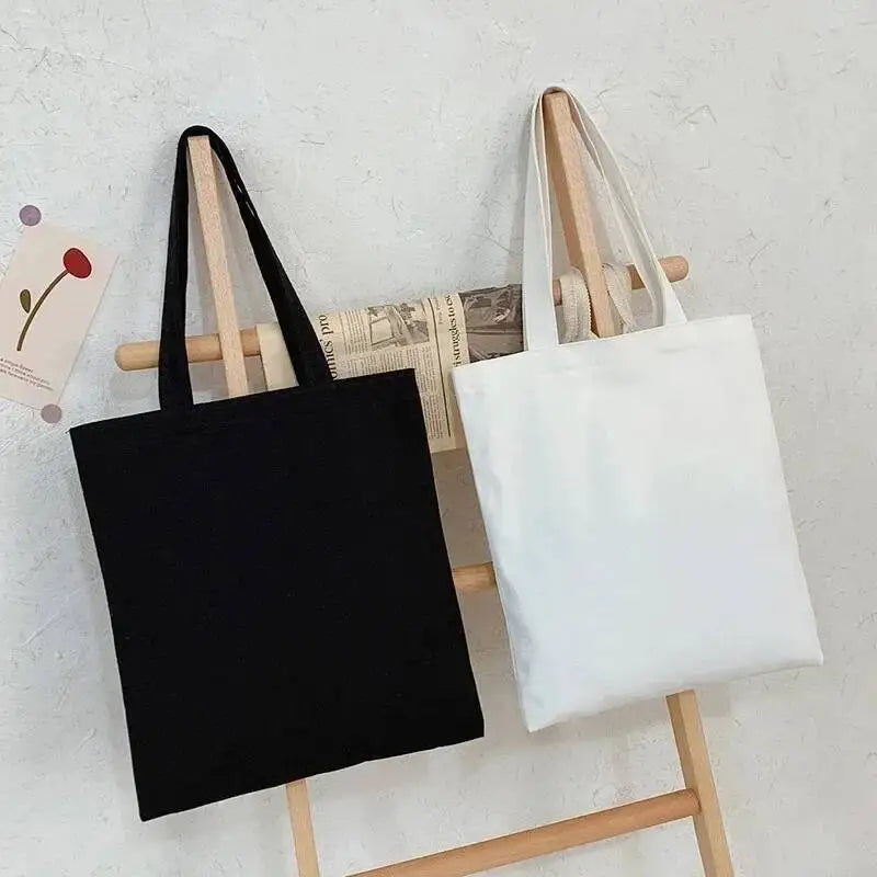 Canvas Bag 10 Pack Bulk Wholesale Cotton Tote Bags for DIY Painting Printing Women Shoulder Bag Shopping Handbag