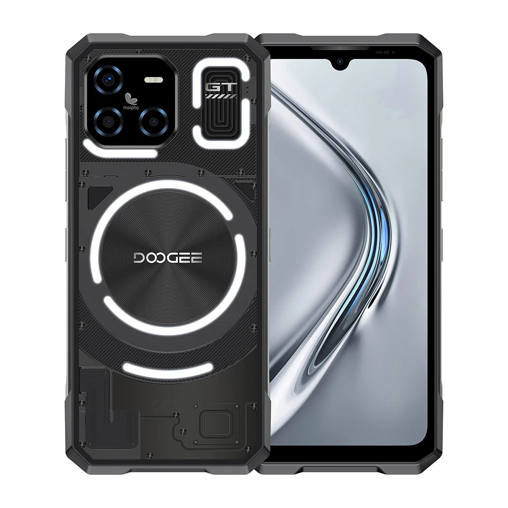 DOOGEE Blade GT Ultra 5G Rugged Phone Dimensity 7300 6.72" 16GB+512GB LED Light Effect Ultra-thin Smartphone