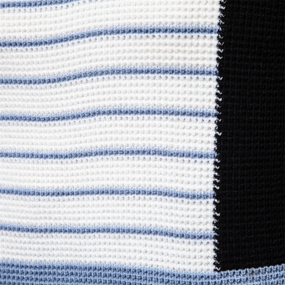 AIOPESON Fashion Patchwork Youth Sweater for Men Autumn Casual Pullover Quality Knitted Men's Sweater