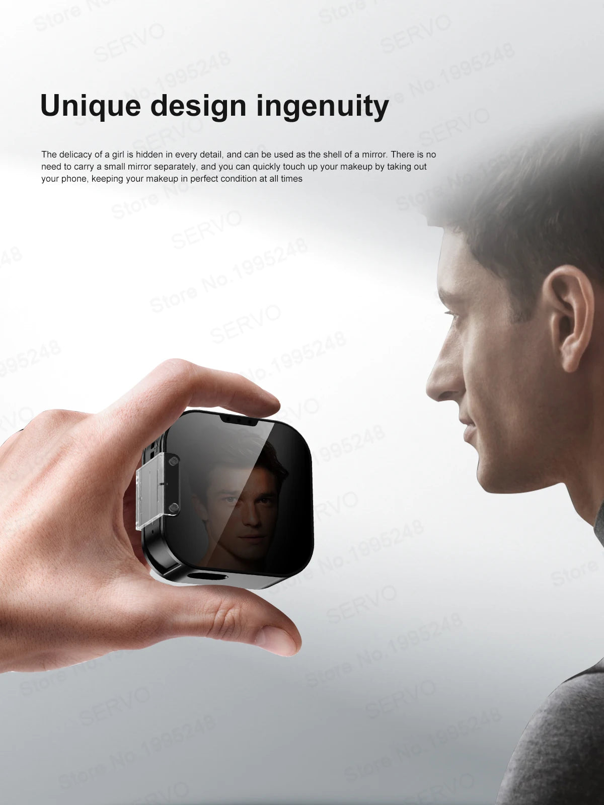 NEW Upgrade SERVO i19 Rotate Touch Screen Phone Dual SIM Bluetooth Dial Sync Music Magic Voice Torch 1.69 Inch 2G Mini Cellphone