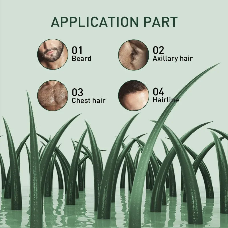 Hair Growth Serum Baldness Treatment Repair Hereditary Hair Follicles Regrowth Beard Thicken Nourishing Anti Hair Loss Essence