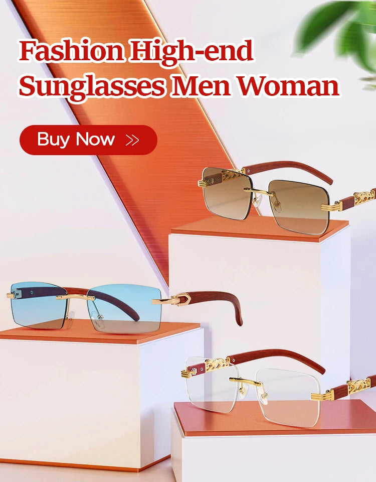 Sun Glasses Small Sunglasses Goggles Vintage Rimless Sunglasses For Summer Outdoor Activities Women