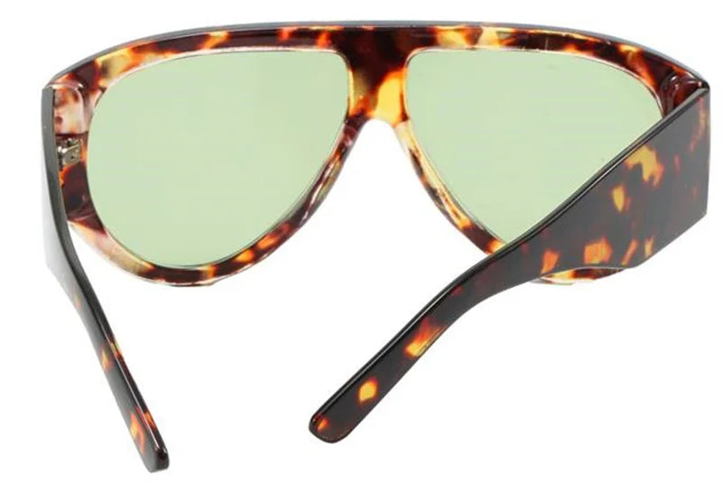 HOT Sun Glasses Unisex Anti-UV Spectacles Oversie Frame Eyeglasses Retro Ornamental Width Temples Sunglasses