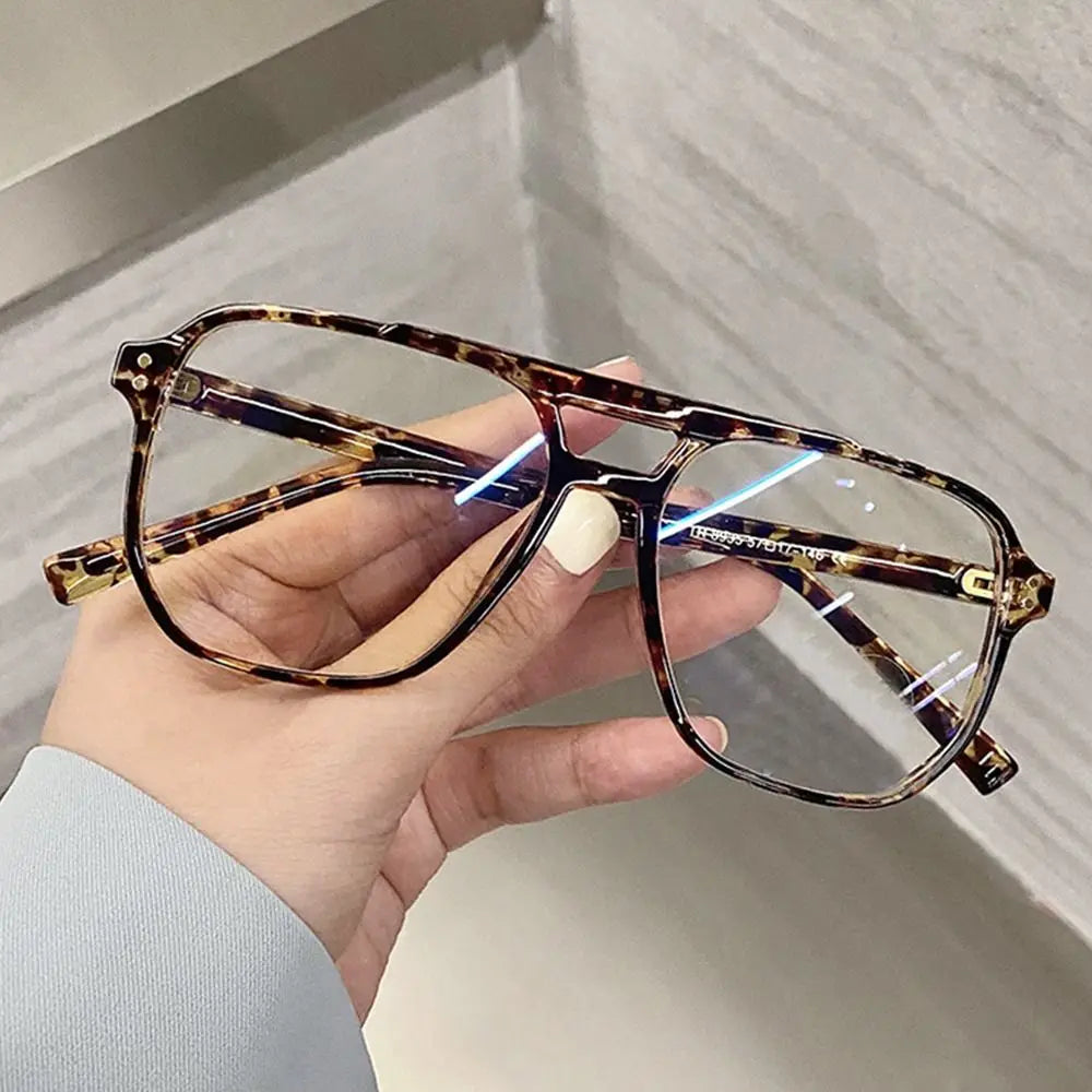 1PC Fashion Anti-blue Light Glasses Men Women Transparent Computer Glasses Retro Square Eyeglasses Optical Spectacle Glasses