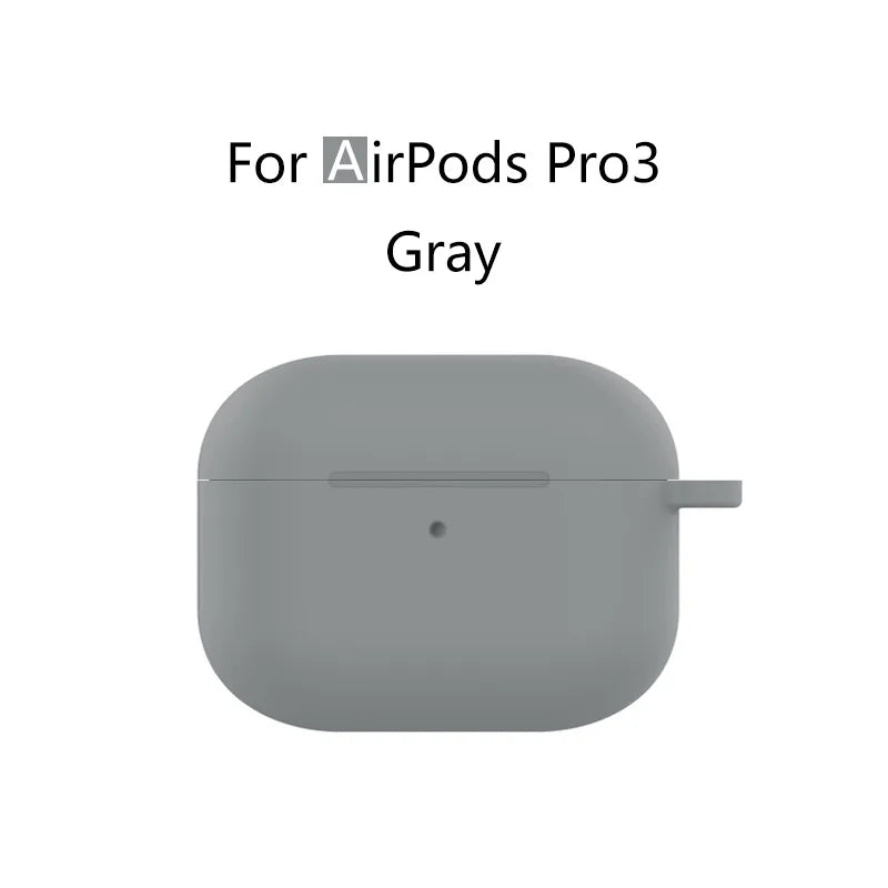 for AirPods Pro 3 Case Cover 2025 with Lanyard Soft Skin Silicone Protective Shockproof Case For AirPods Pro 3 Case Accessories