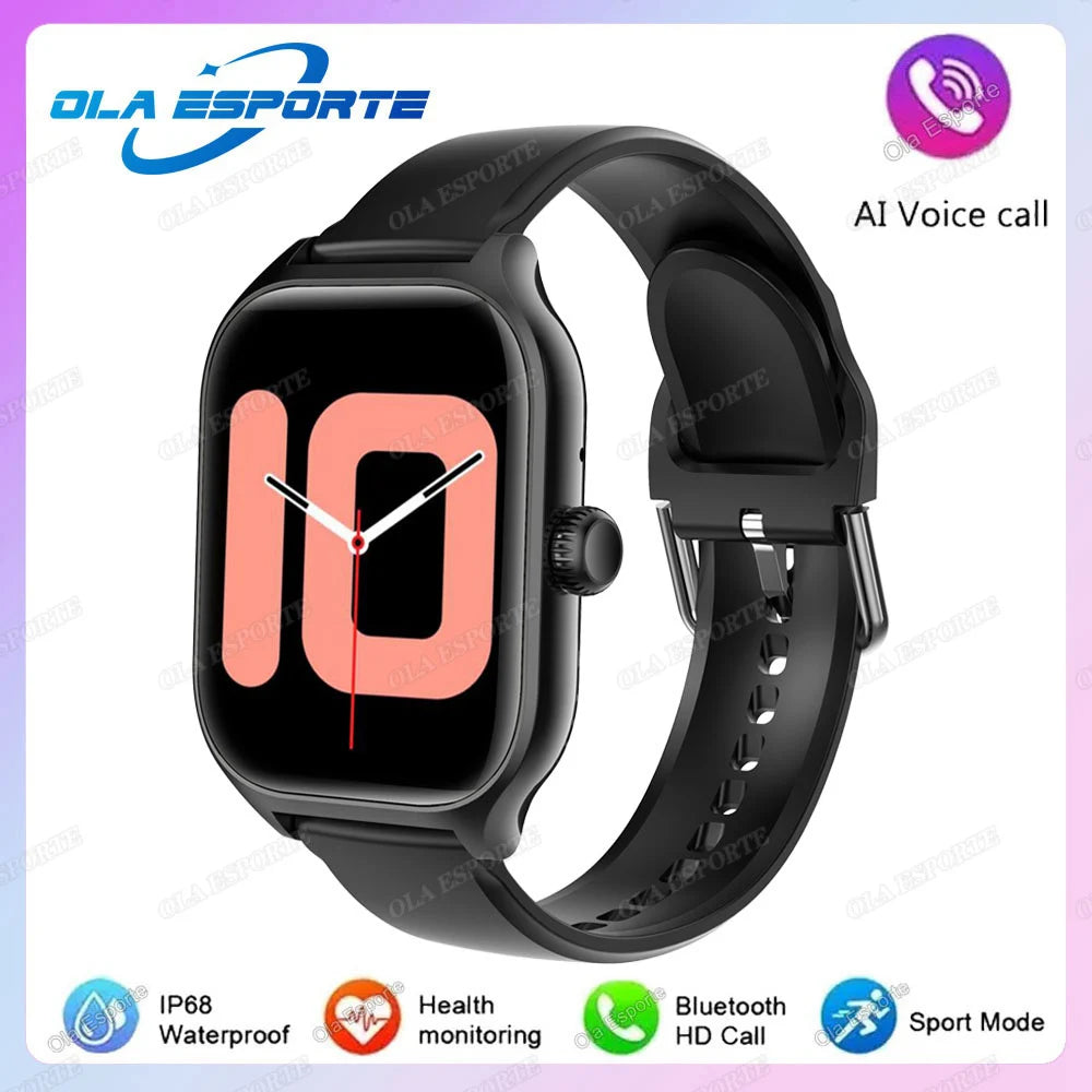 New SmartWatch Series 9 Men Health Monitor Voice Assistant Bluetooth Call Always Display Sports Waterproof Women Smartwatch 2025