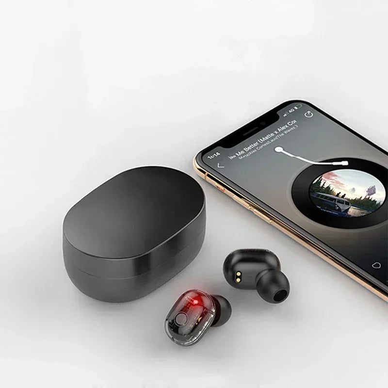 E7S TWS Wireless Headphones Bluetooth earphone Control Sport Headset Waterproof Microphone Music Earphone Work On All Smartphone