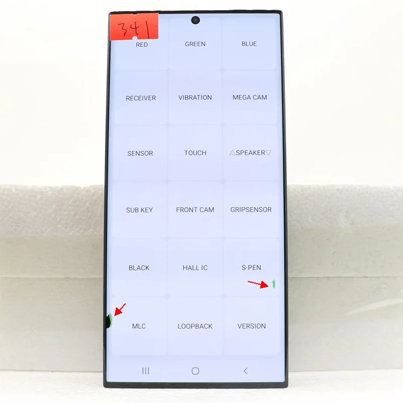 6.8'' Display For Samsung Galaxy S23 Ultra S918 SM-S918B S918U S918B/DS SUPER AMOLED LCD Touch Screen Digitizer with defects