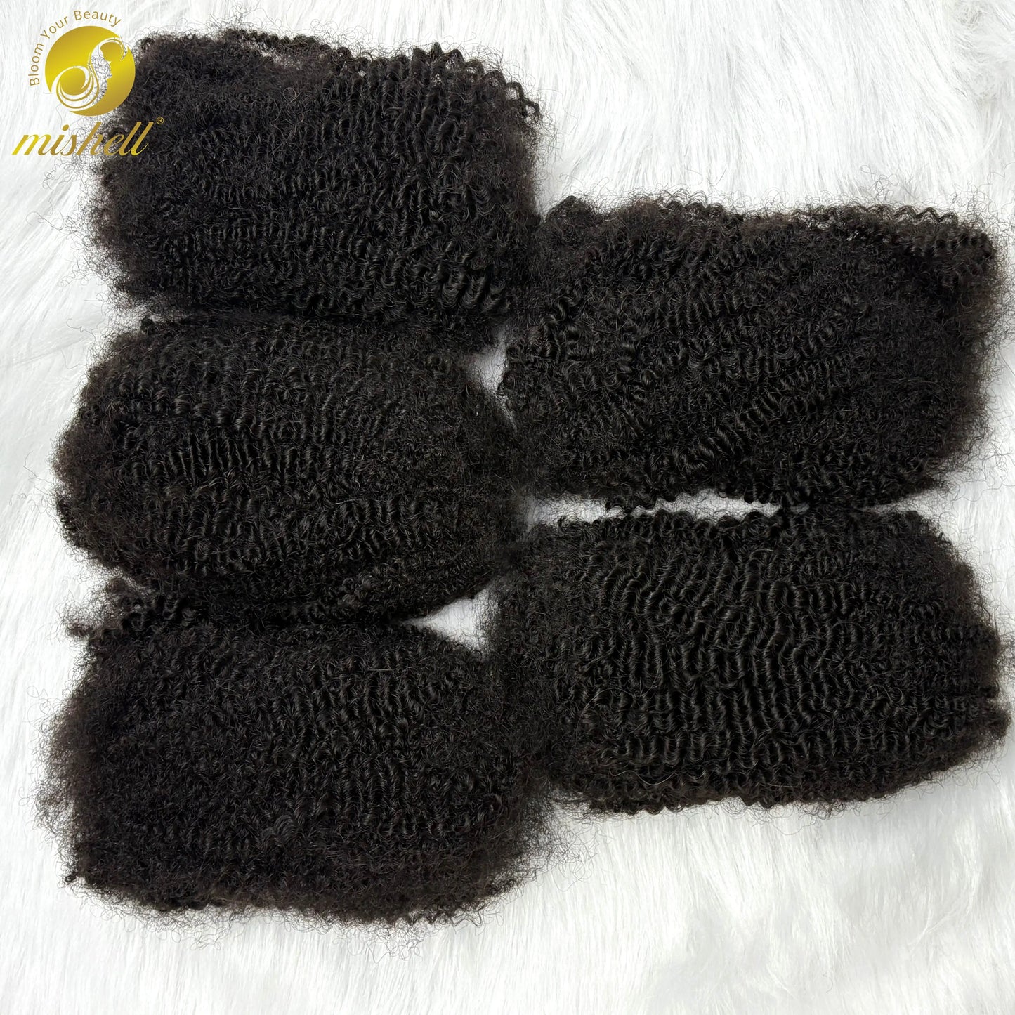 50g/Pack Afro Kinky Curly Human Hair Bulk For Braiding Dreadlock Remy Bulk Hair No Attachment Peruvian Natural Color Braids Hair