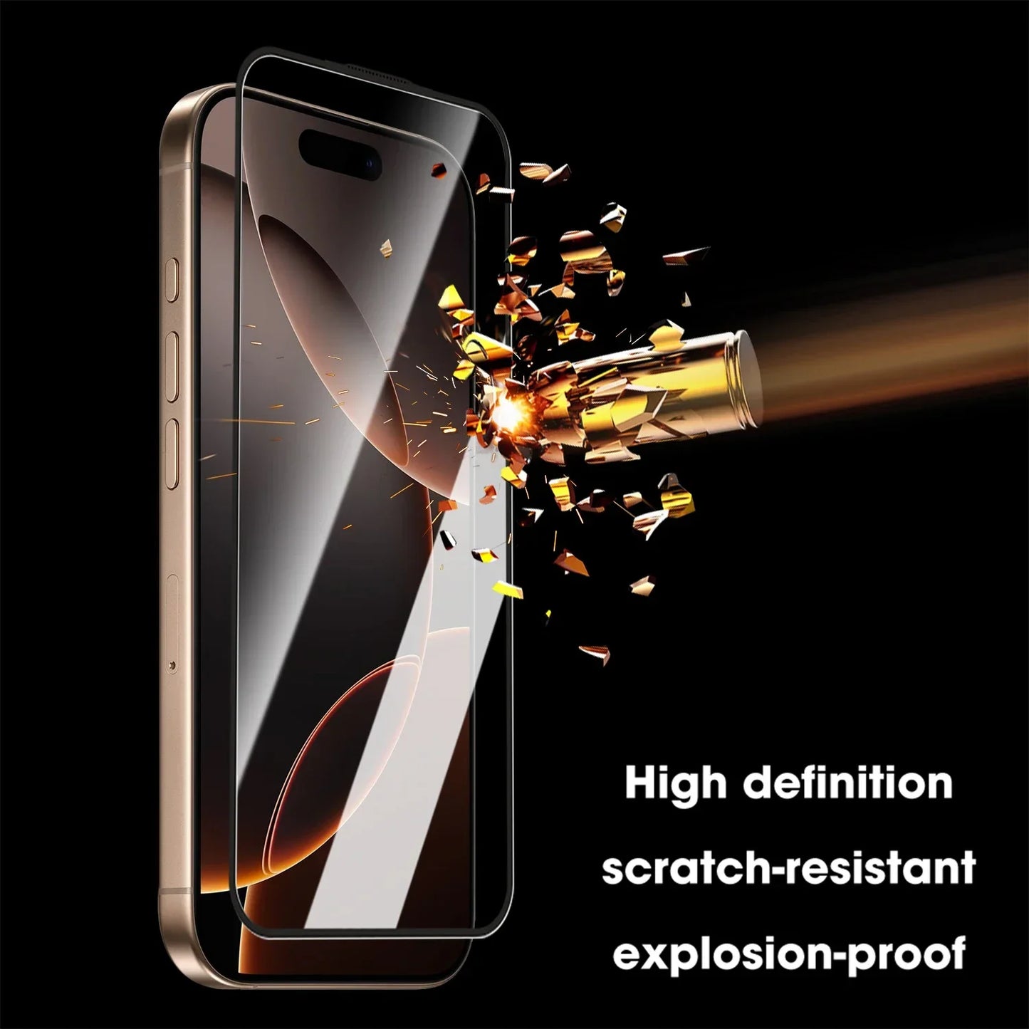 Dust Free Easy Installation Screen Protector For iPhone 17 16 Pro Max/17 Pro/17 Air 16 Plus HD Tempered Glass Anti-scratch Films