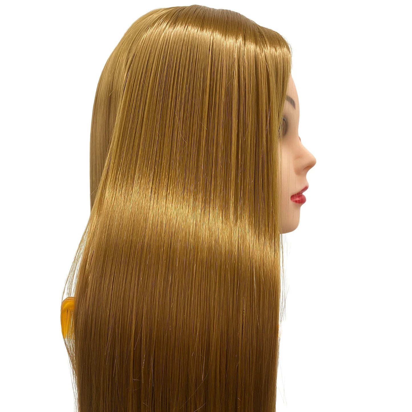 26Inch Long Hair Styling Cosmetology Mannequin Head  Hair Mannequin Head Practice Kit for Braiding Training and Practice