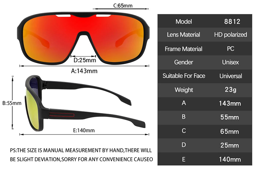 Sunglasses The new all-in-one Polarized Sun glasses With Sun Protection  For Man or Women  TR90  UV400