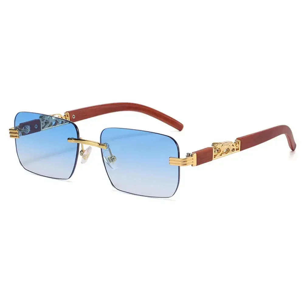 Sun Glasses Small Sunglasses Goggles Vintage Rimless Sunglasses For Summer Outdoor Activities Women