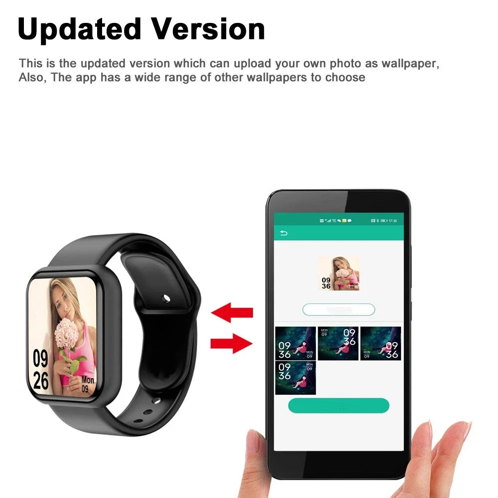 2024 New For Multifunction Smart Watch Kid Men Woman Message Remind Music Control Sport Step Calories 116 Smartwatch Alarm Clock