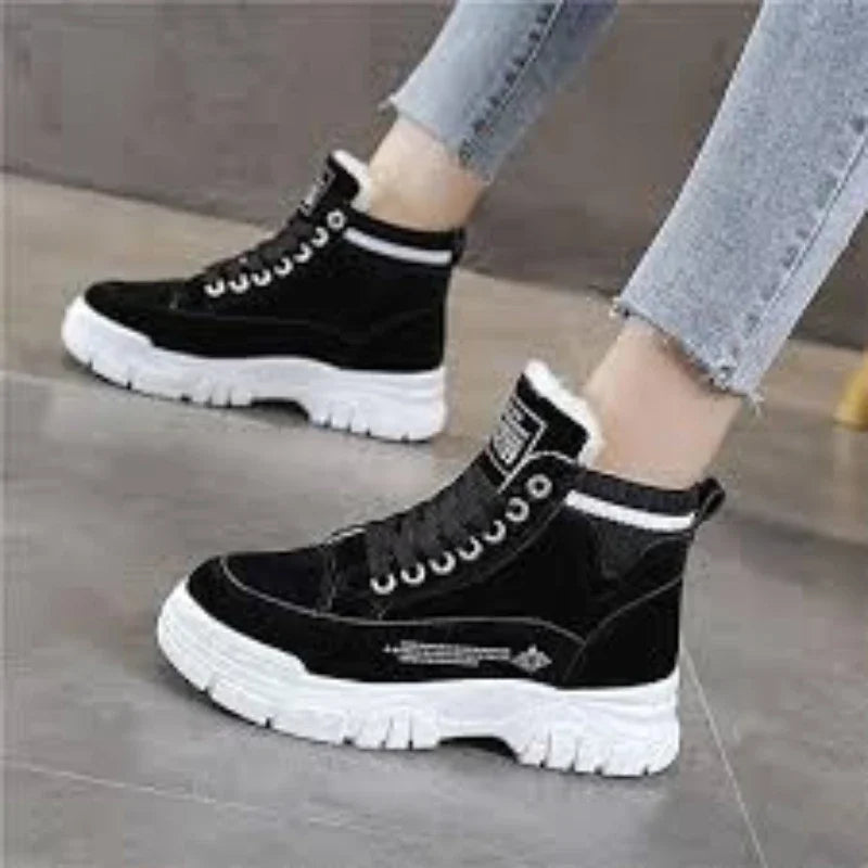Winter Snow Boots for Women Casual High-top Shoes Warm Womens Sneakers Platform Ankle Boots Zapatillas De Mujer  Tenis De Mujer