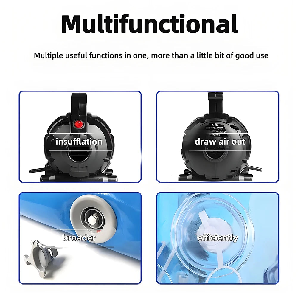 220V Electric Air Pump Electric Tumble Track Air Compressor Gym Air Pump Fitness Mat Air Pump Booster Pump 800L/min