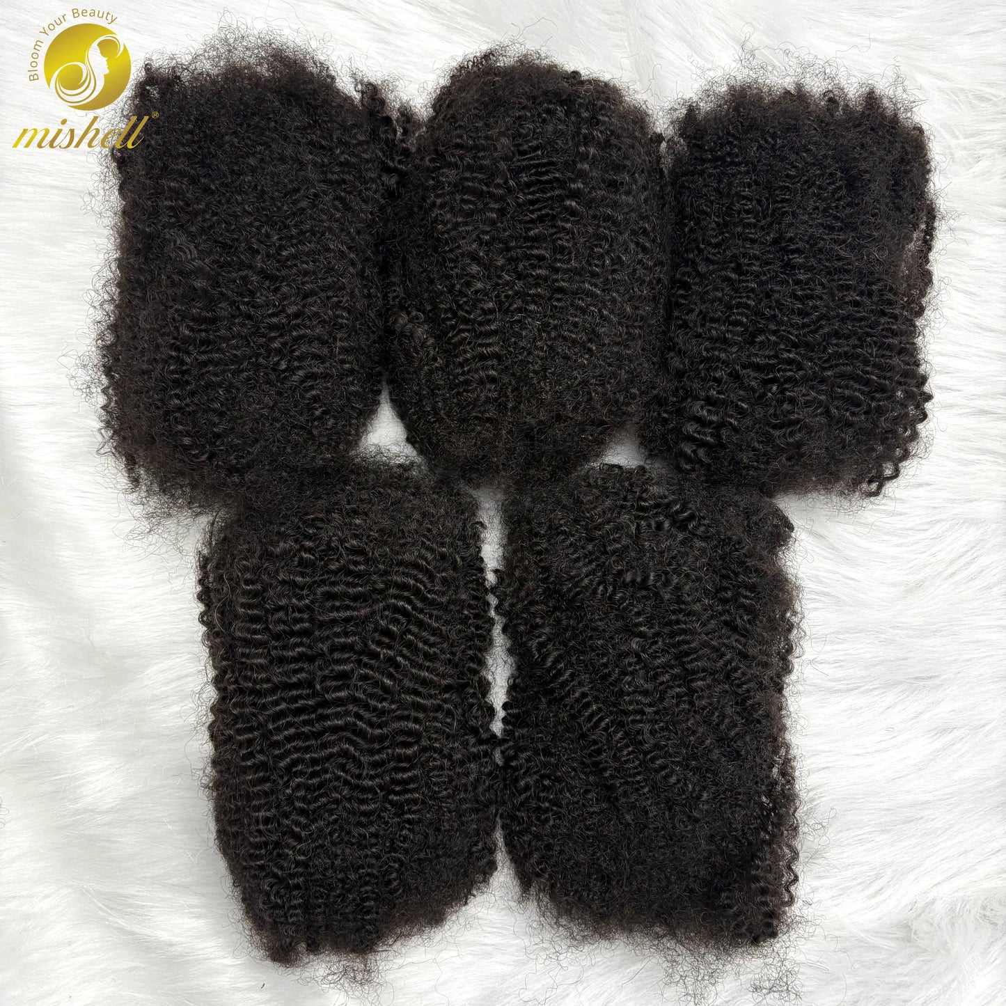 50g/Pack Afro Kinky Curly Human Hair Bulk For Braiding Dreadlock Remy Bulk Hair No Attachment Peruvian Natural Color Braids Hair