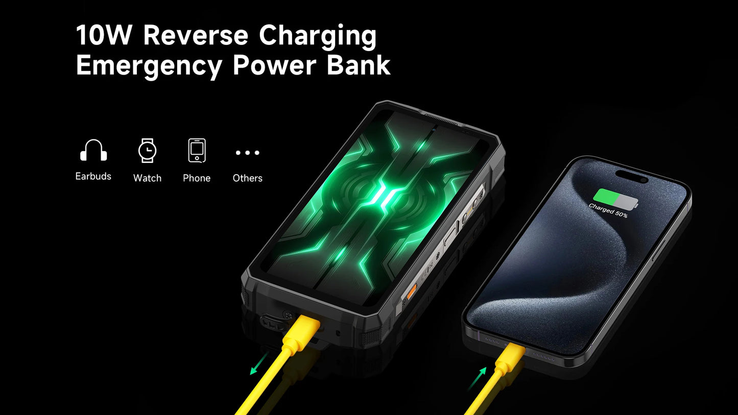 【World Premiere】Ulefone Armor 33 Pro 5G Rugged Phone 25500 mAh 512GB ROM 120Hz 6.59”3.4" Rear Screen NFC Android Smartphone