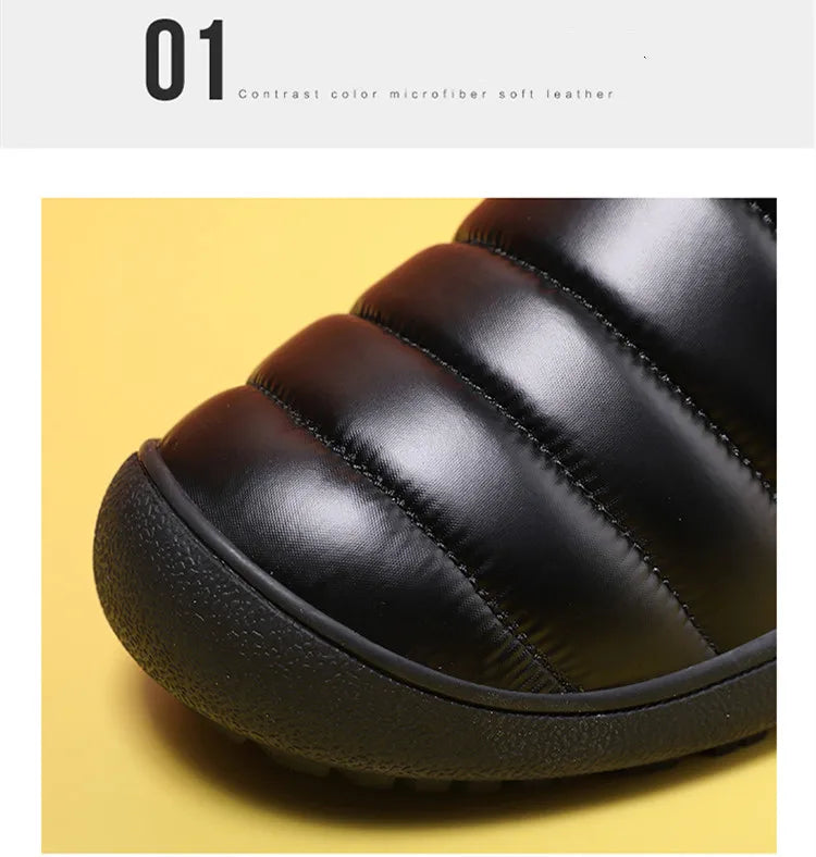 Winter Women Waterproof Snow Boots Lightweight Women Ankle Boots Sneakers Outdoor Sandproof Couple Warm Cotton Boot Botas Mujer