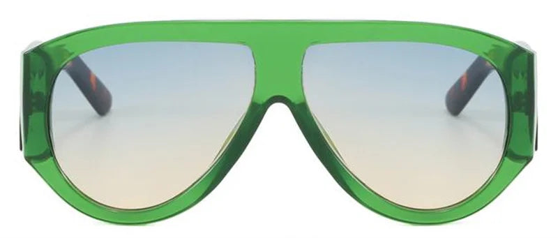 HOT Sun Glasses Unisex Anti-UV Spectacles Oversie Frame Eyeglasses Retro Ornamental Width Temples Sunglasses