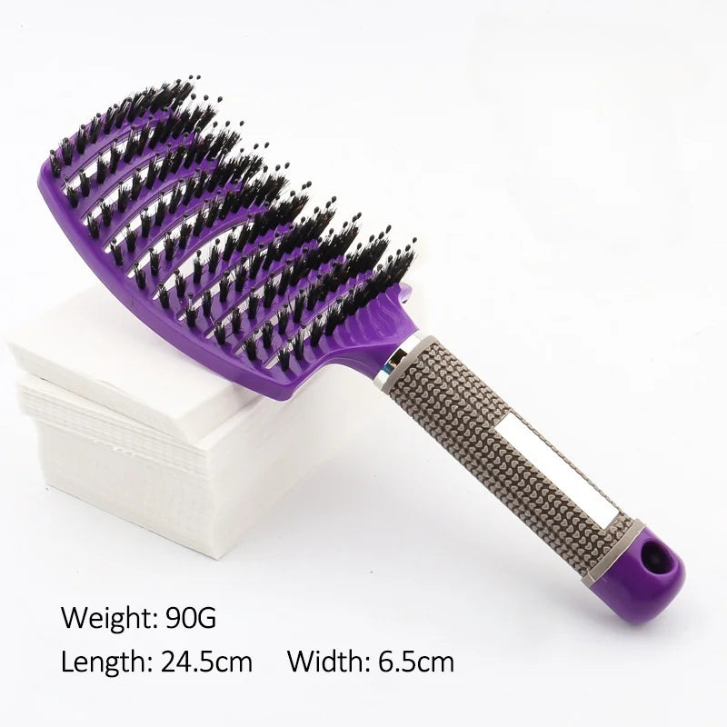 Professional Hairdressing Comb For Woman Salon Scalp Massage Combs Barbershop Wet Curling Hair Styling Brush Barber Accessories