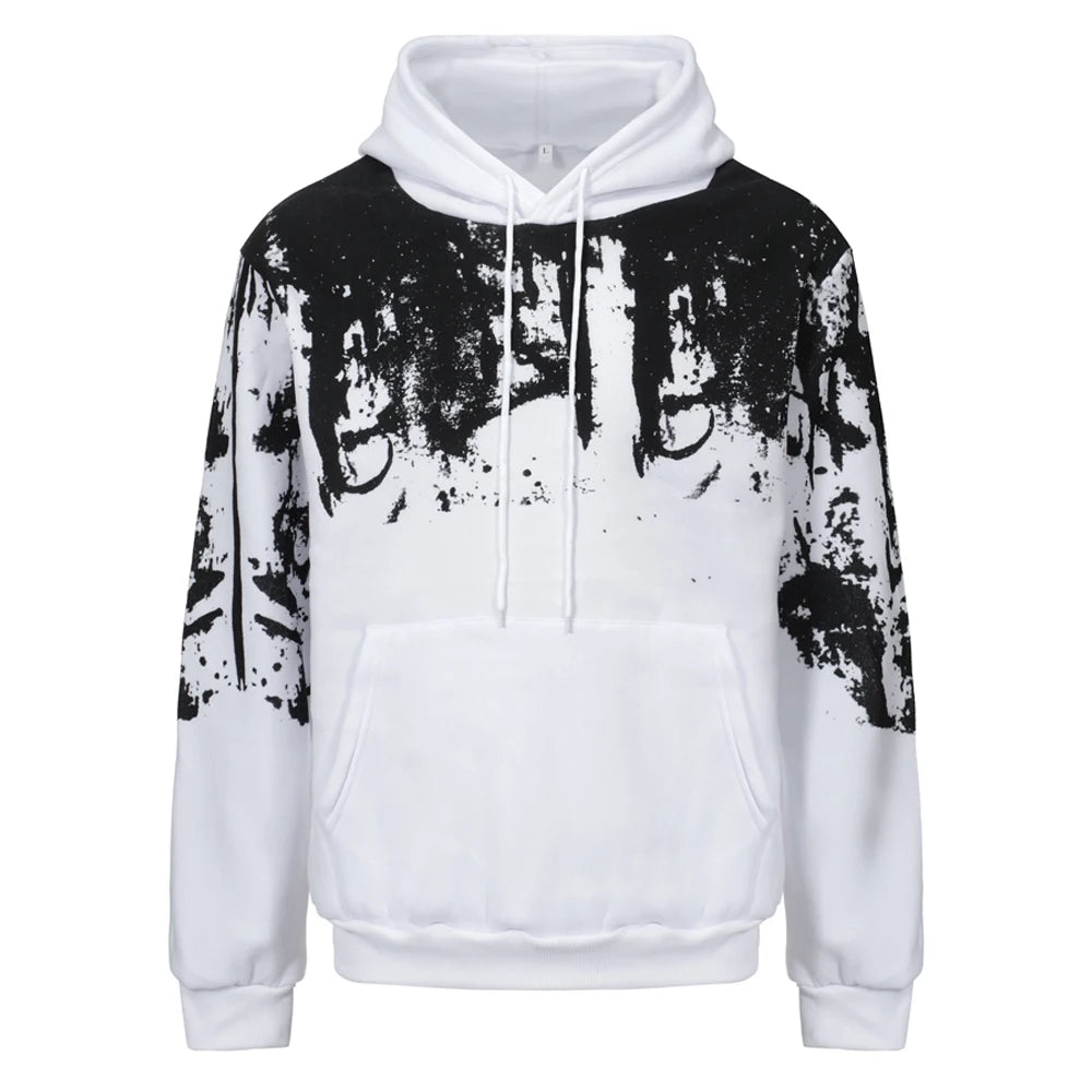 Men's Casual Tracksuits Set Autumn Winter Casual Hoodies+Sweatpants 2PCS Trendy Streetwear Matching Sets Sweatershirts Pants