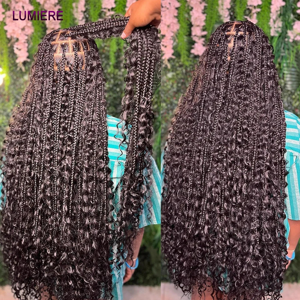 Deep Curly Wave Boho Braids Hair Bulk Braiding Hair Water 100% Human Hair Unprocessed Bulk Hair No Weft Bundle Hair For Braiding