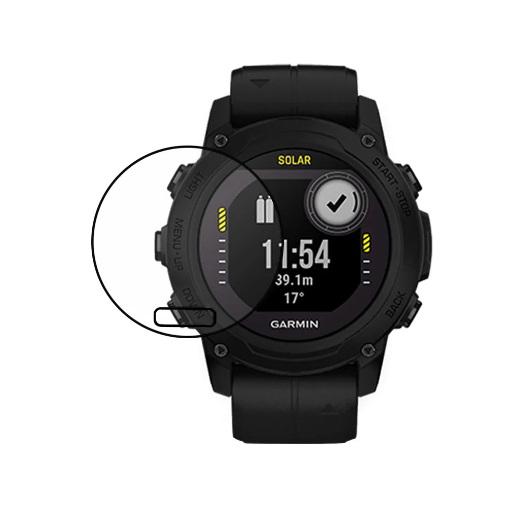 2pcs Screen Protector for Garmin Descent G1 G1 Solar PMMA High Hardness HD Screen Full Cover Protective Film