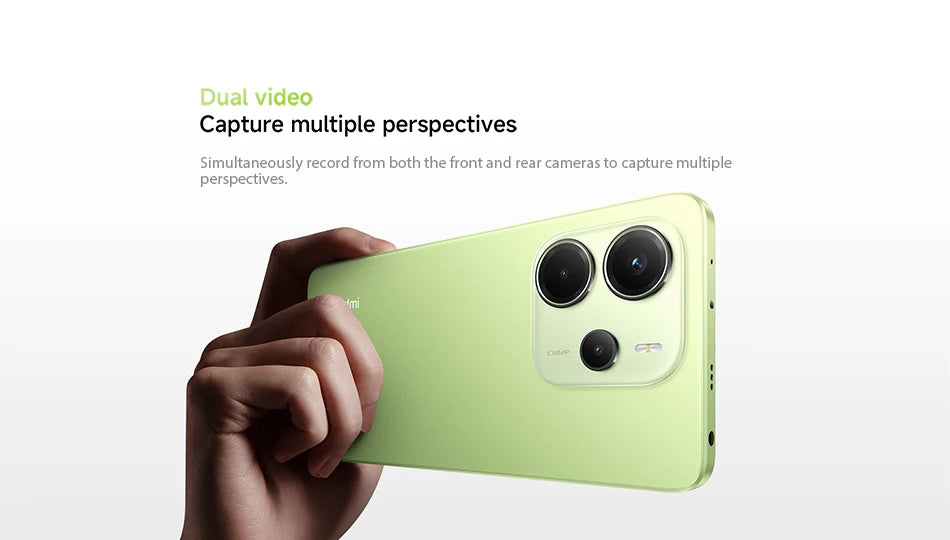 Xiaomi Redmi Note 14 4G NFC helium G99-Ultra 6,67 ''AMOLED screen 120 Hz 108 MP IA camera 5500 mAh battery,Charger Not Included