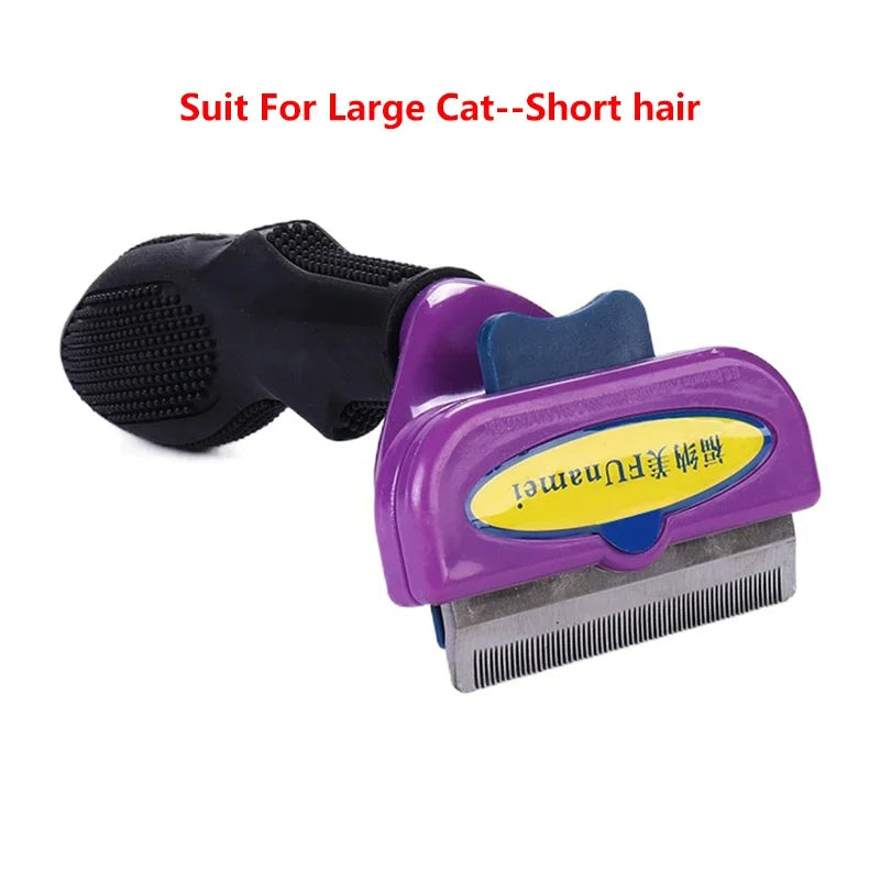 Dogs Cats Hair Shedding Massage Combs Cat Hair Remover Cleaning Grooming Cat Brush Pet Cat Hair Removal Combs Pet Grooming Brush