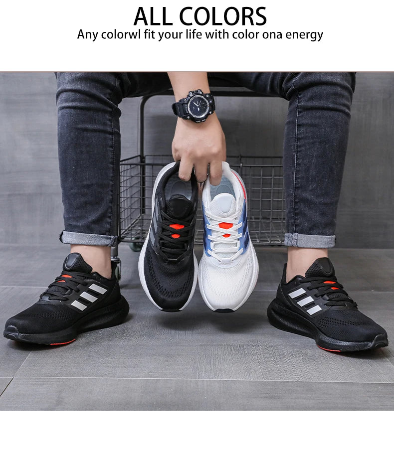2025 Autumn New Breathable Mesh Men's Shoes Couple Style Korean Fashion Casual Sports Shoes