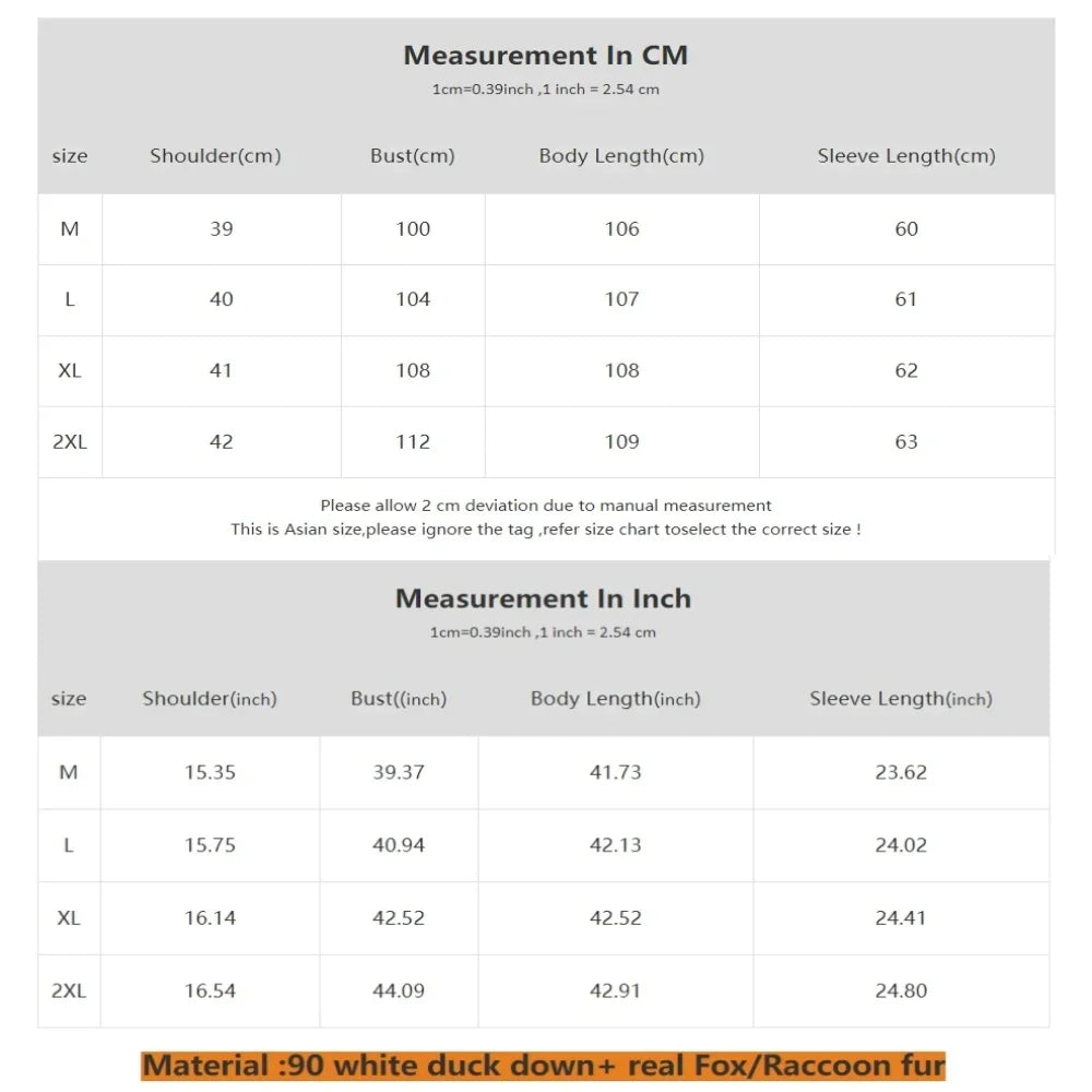 Down Jacket Winter Long Hooded Puffer Jacket Women Warm Thickened Real Fox Fur Collar White Duck Down Jacket Waterproof Parkas