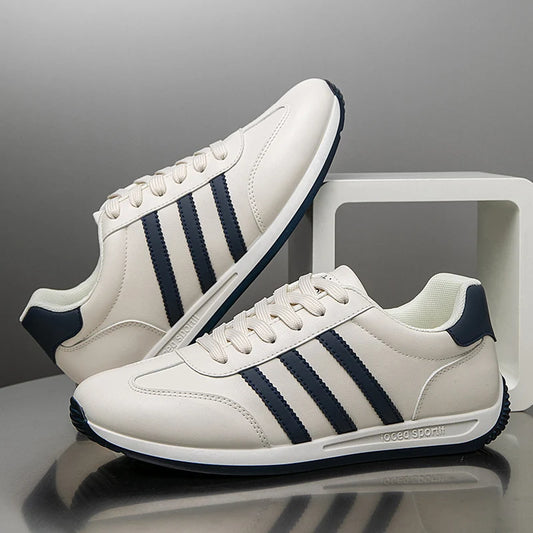 2025Summer Fashion Comfortable Classic New High-Quality Leather Agan Shoes Men's Sneakers Three Colors39-44
