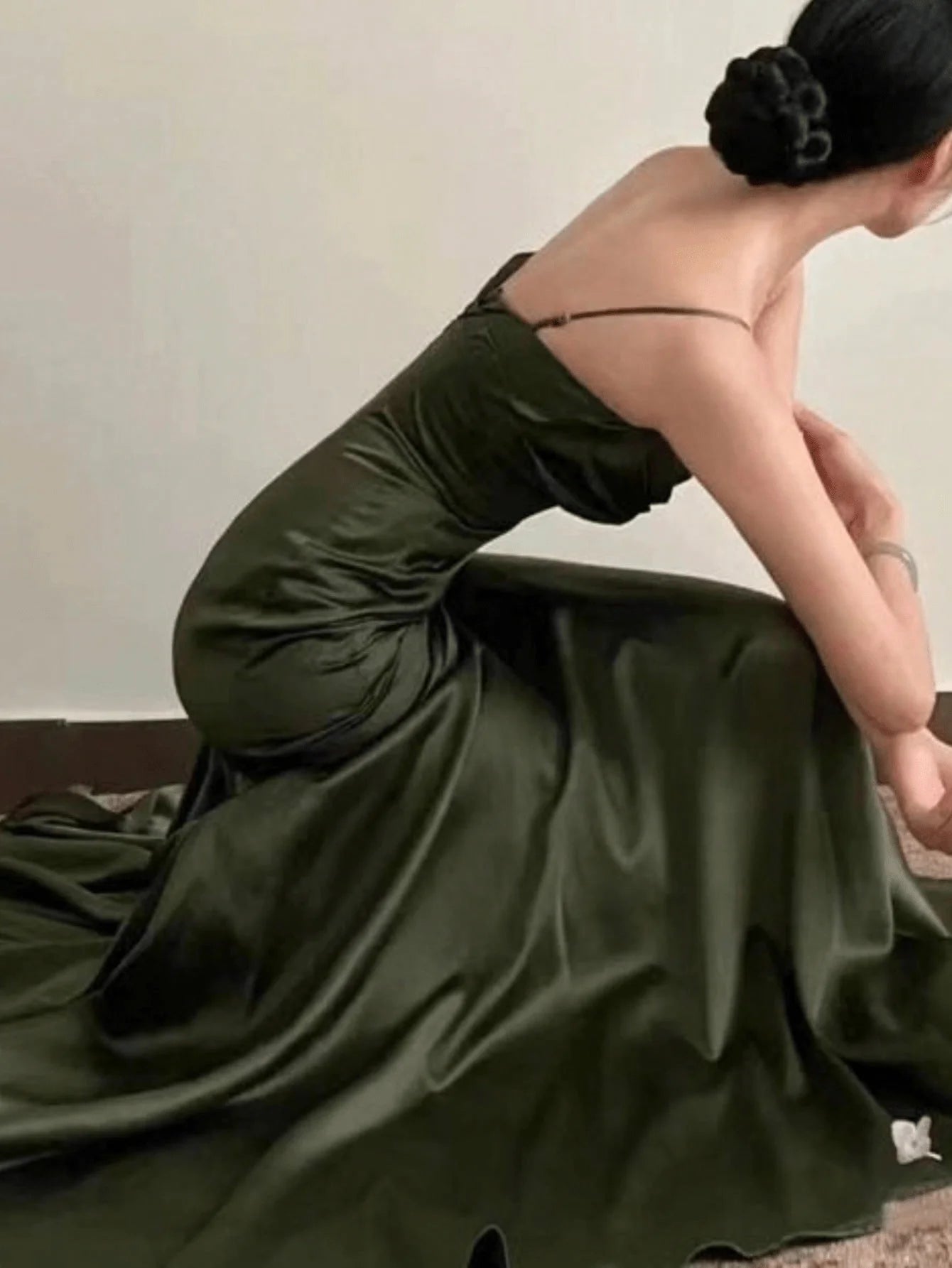 Women Elegant Red Maxi Evening Dresses Vintage Solid A Line Fashion Slim Party Birthday Prom Femmle Wedding Guest Vestido Summer